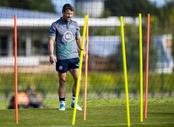 Pete Horne will win his 42nd cap in Scotland's second World Cup warm-up match against France. Picture Craig Williamson/SNS/SRU