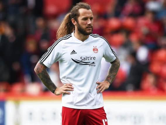 Aberdeen striker Stevie May.