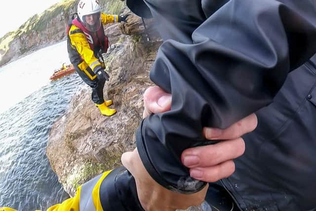 With its owners following shortly after. Picture: RNLI