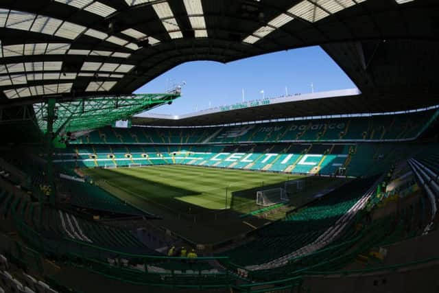 A general view of Celtic Park.