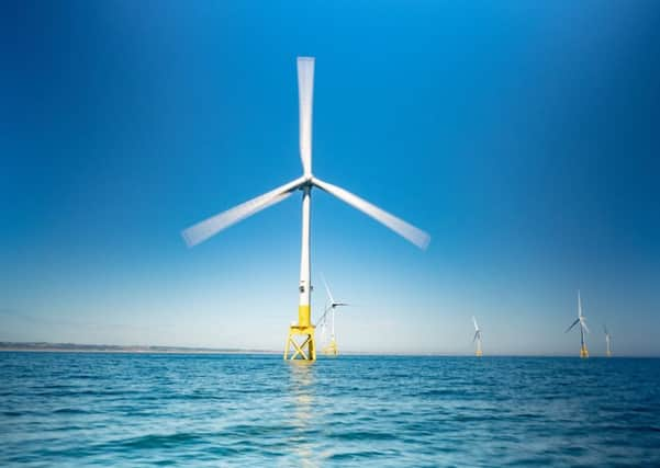 The world's most powerful wind turbines at the European Offshore Wind Deployment Centre, better known as Aberdeen Bay. Picture: Vattenfall