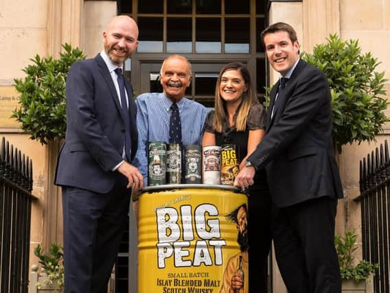 From left: Douglas Laing & Co chief executive Chris Leggat, chairman Fred Laing, director of whisky Cara Laing and finance director Danny MacLennan. Picture: Contributed