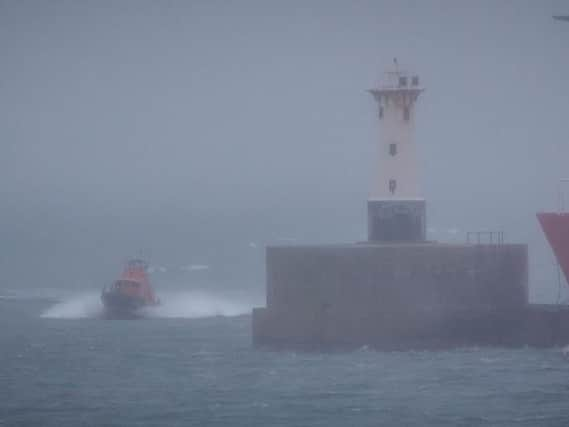 RNLI lifeboat in Peterhead Harbour. Picture: RNLI Fraserburgh