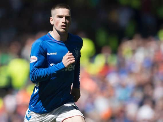 Ryan Kent in action for Rangers last season.