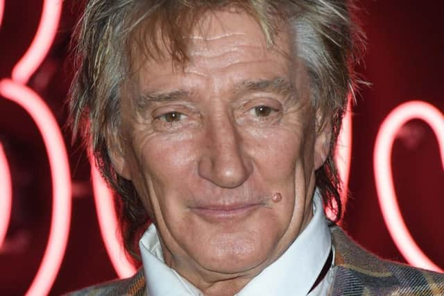 Rod Stewart told fans the news.