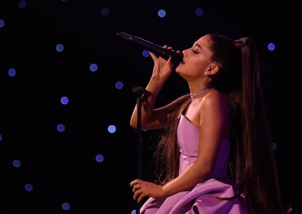 Grande is unpretentious, talented and deals honestly with her fans adoration. Picture:  Mike Coppola/Getty Images