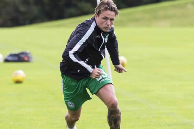 Hibs midfielder Scott Allan. Picture: SNS