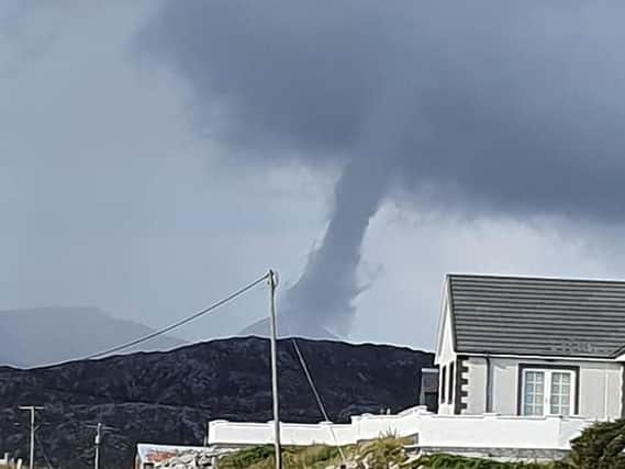 Callum Beag Macleod took the picture from his garden. Pic: Callum Beag Macleod/Facebook.