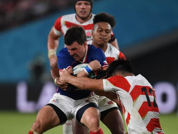 Russia full-back Vasily Artemyev will lead his country for the 34th time against Scotland in Shizuoka on Wednesday. Picture: Getty Images