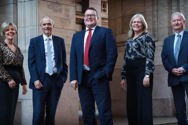 Eilidh Knox, Michael Ritchie, Murray McCall, Julie Macphail and John Hardy. Picture: Stewart Attwood