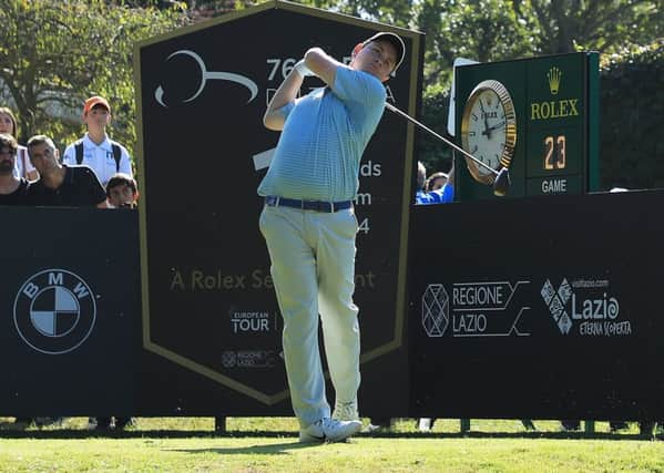 Bob MacIntyre on his way to a third-round 64 at the Italian Open. Picture: Matthew Lewis/Getty Images