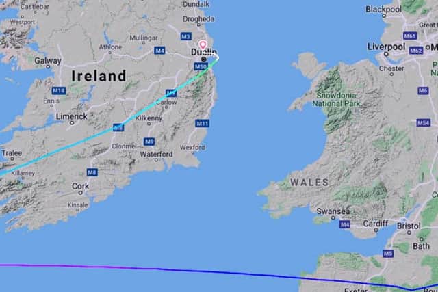 A passenger jet flying from Heathrow to Philadelphia has diverted to Dublin "due to an odour caused by a spilled cleaning solution in the galley", American Airlines said.