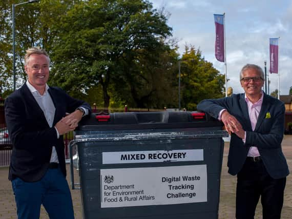 From left: Alastair Hanlon, chief commercial officer of PragmatIC, and Michael Groves of Topolytics. Picture: gavinpriestley.com.