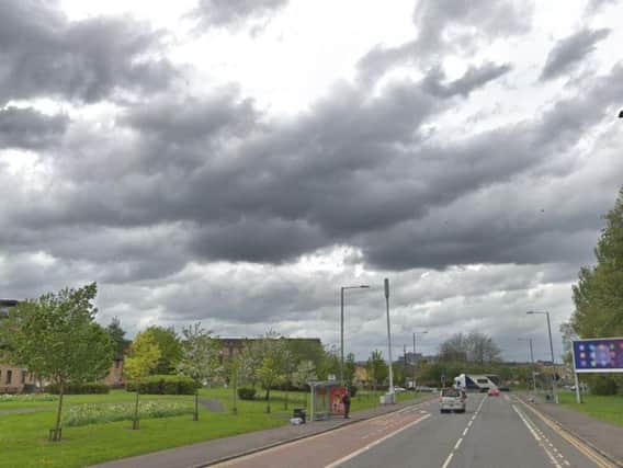 The 95-tear-old woman was struck by the car on Aikenhead Road, near Cathcart Road.