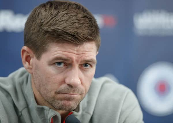 Rangers manager 
Steven Gerrard. Picture: SNS