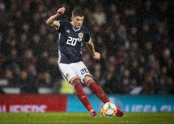 Ryan Christie in action for Scotland against San Marino. Picture: Craig Williamson/SNS