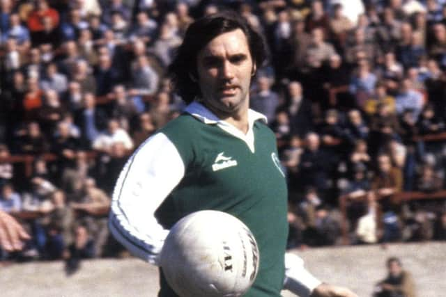 George Best in action for Hibs.