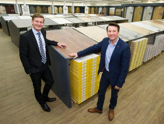 From left: Derek Weir of Bank of Scotland pictured with John Semple. Picture: Chris Watt Photography.