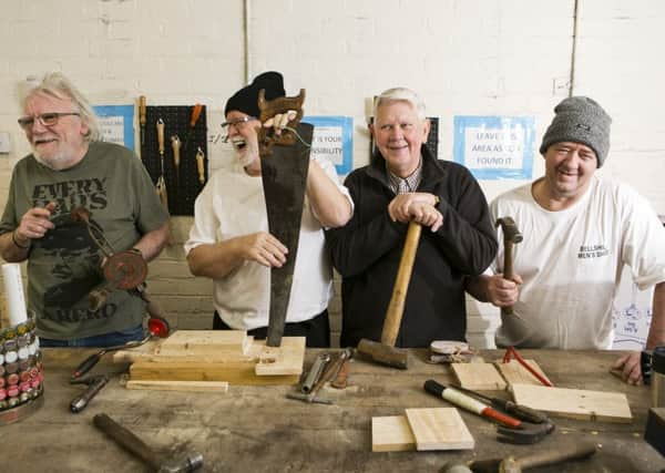 Bellshill Mens Shed is one of a number of similar projects that help tackle loneliness (Picture: Eoin Cooper/Age Scotland)