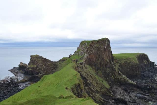 The landslide has struck the Isle of Skye community