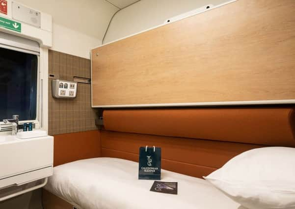 A "Club" room in the new Caledonian Sleeper fleet