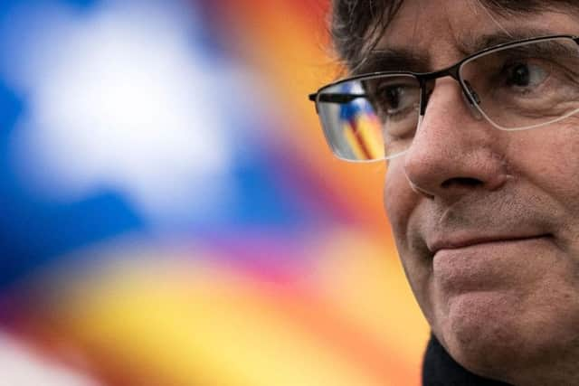 Former Catalan leader Carles Puigdemont