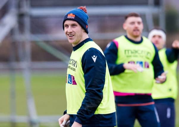 Edinburgh centre Mark Bennett is preparing to return to Scotstoun. Picture: Ross Parker/SNS/SRU