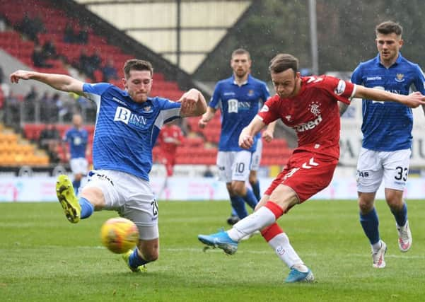 Just 1451 home fans attended the game when St Johnstone hosted Rangers in September. Picture: Craig Foy / SNS