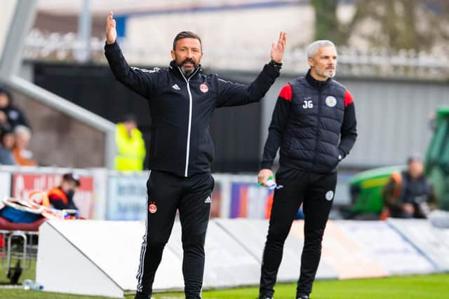 Derek McInnes is under pressure at Aberdeen. Picture: SNS