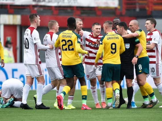 Celtic and Hamilton have been charged by the Scottish FA. Picture: SNS