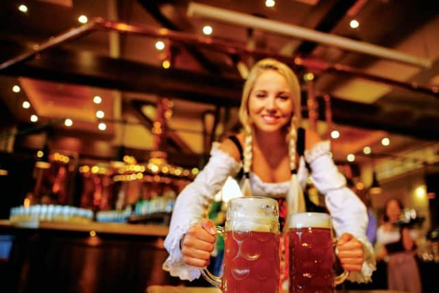 The ship's home port Vilshofen has 'Oktobierfest', its version of Oktoberfest