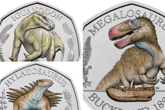 New dinosaur 50p coins to commemorate UK's contribution to prehistoric ...