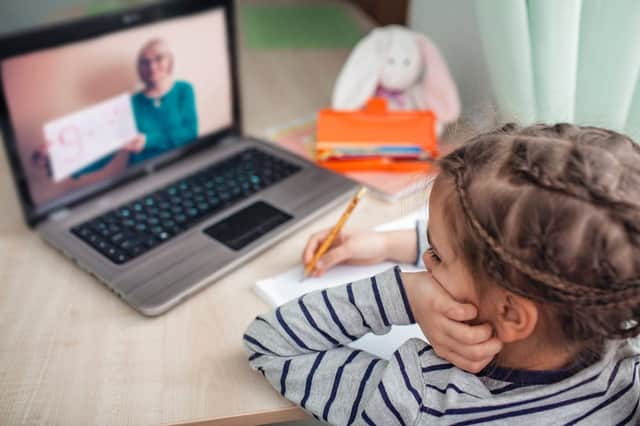 Kids could earn less money in their lifetime due to Covid school closures - according to a new report (Photo: Shutterstock)